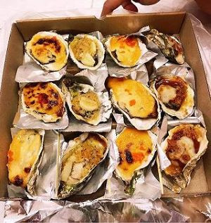 hàu nhật nướng oyster box